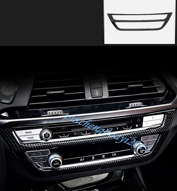 ABS Carbon Fiber Car Interior Kit Cover Trim For BMW X3 X4 G01 G02 2018