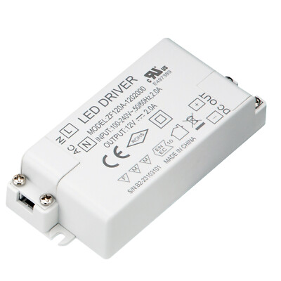 LED Driver AC 110v/240v to DC 12v Transformer Power Adapter Converter 24W US