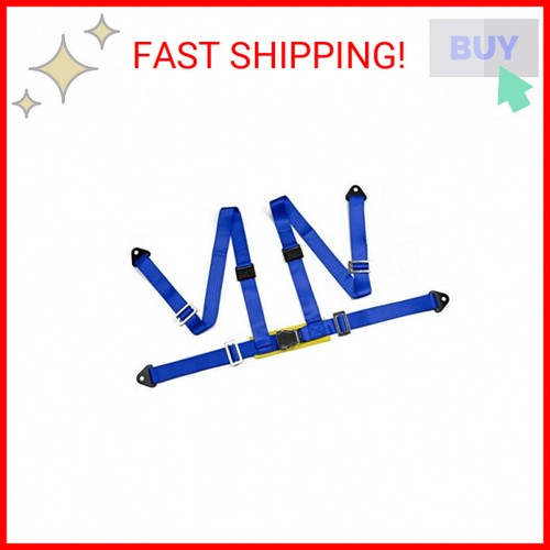 eat Belts Style Competition 4 Point Snap-In 2" Seat Belt Racing Harness safety b