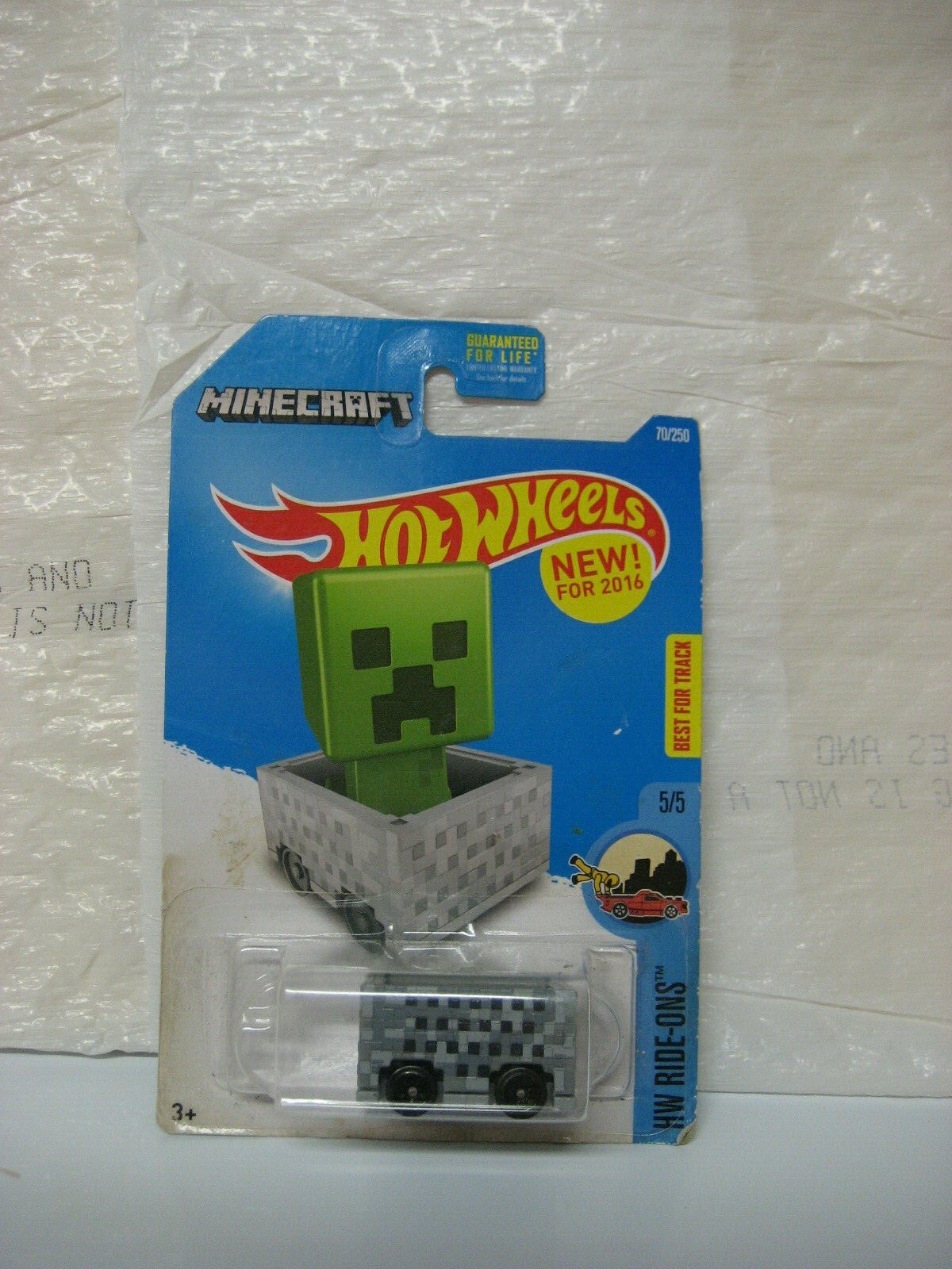 HOT WHEELS minecraft minecart  2016, 70/250