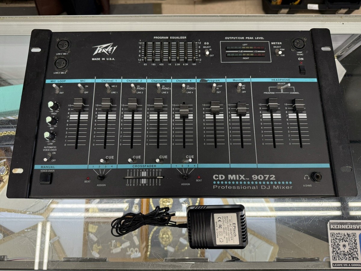 Peavey Professional DJ Mixer - CD MIX 9072 w. Power Supply | eBay