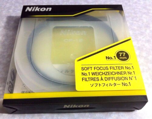 Filtre de mise au point douce Nikon 77 mm #1 filtre d'objectif en verre n ° 1 77 mm Japon authentique d'origine - Photo 1 sur 3