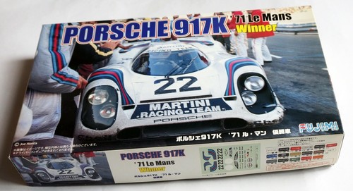 FUJIMI 1/24 Porsche 917K 1971 Le Mans winner Martini No.22 RS-88 scale model kit - Picture 2 of 8