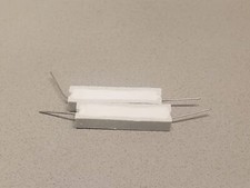 Set of 2 Pieces 330R Ohm 10W Power 5 Resistors Wirewound Cement SQP Type