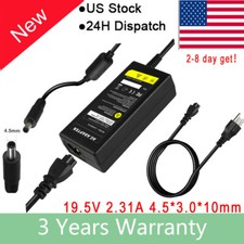 For DELL XPS 13 9333 9343 9350 L321X L322X 45W AC Charger Power Cord Adapter F
