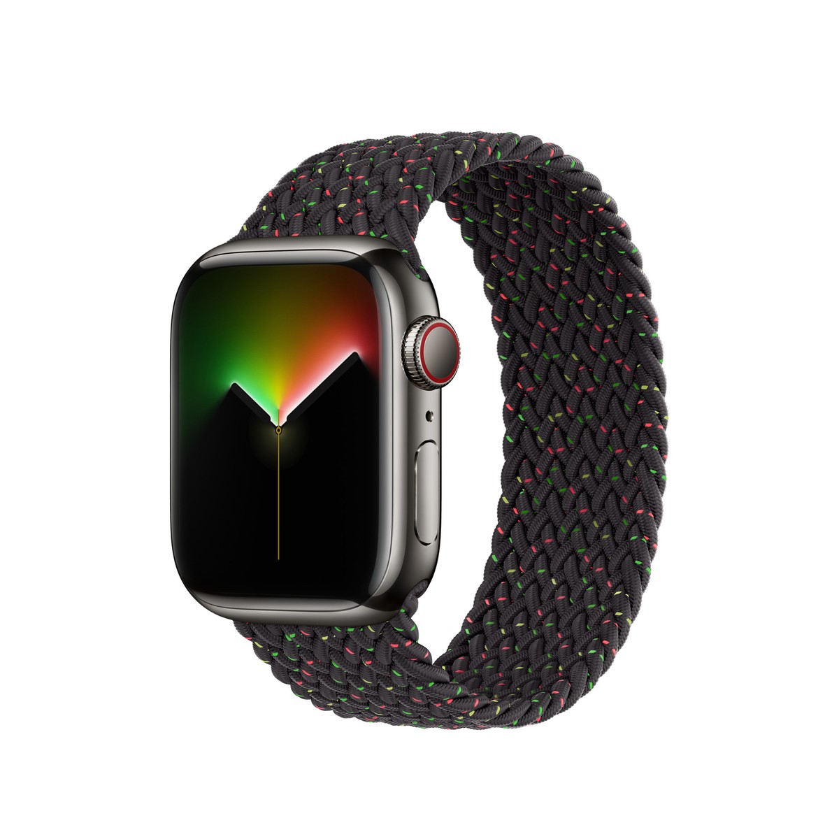 【色:バイオレット】Braided Band for Apple Watch S Genuine Apple Watch Braided Solo Loop Band 40mm 41mm 42mm