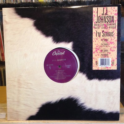 [SOUL/FUNK]~NM 12''~J.J. JOHNSON~I'm Serious~[x4 Mixes/Remixes]~[1989~CAPITOL~Iss