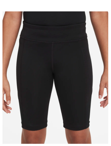 Nike Bike Shorts Youth Girls Dri FIT Trophy 9 Inch Training Black Large or XL - Picture 3 of 5