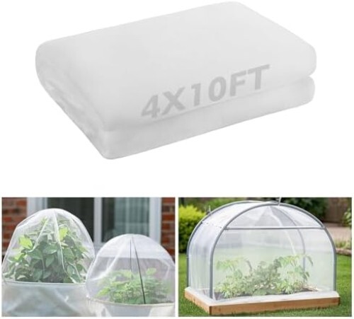 4x10ft Garden Netting - Ultra Fine Mesh Plant Covers to Keep Small Animals Pest