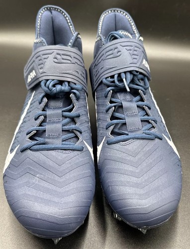 Nike Alpha Menace Pro 2 Men's Football Cleats Navy White BV3945-404 Size 13 - Picture 2 of 7