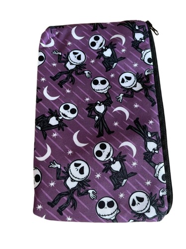 Nightmare Before Christmas Jack Skellington Zipper Bag 8.5x5.5” Pencil Case Tote - Picture 4 of 7