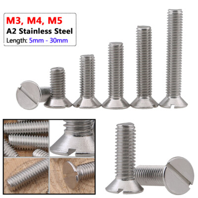 50Pcs M3-0.5x25mm Flat Head Socket Cap Screws Bolts...