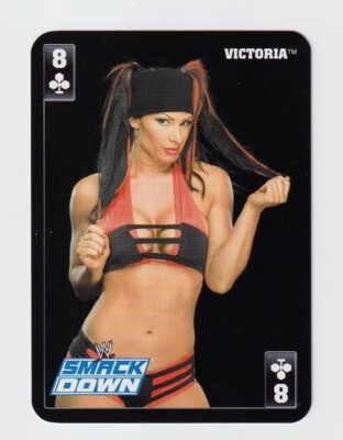 VICTORIA 2007 WWE Superstars And Divas Playing Card #8 Lisa Marie Varon TARA!