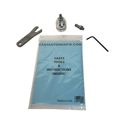 Easy Antenna Fix Chevy Truck, GMC SUVs & Trucks-Antenna Mount Repair Silver 