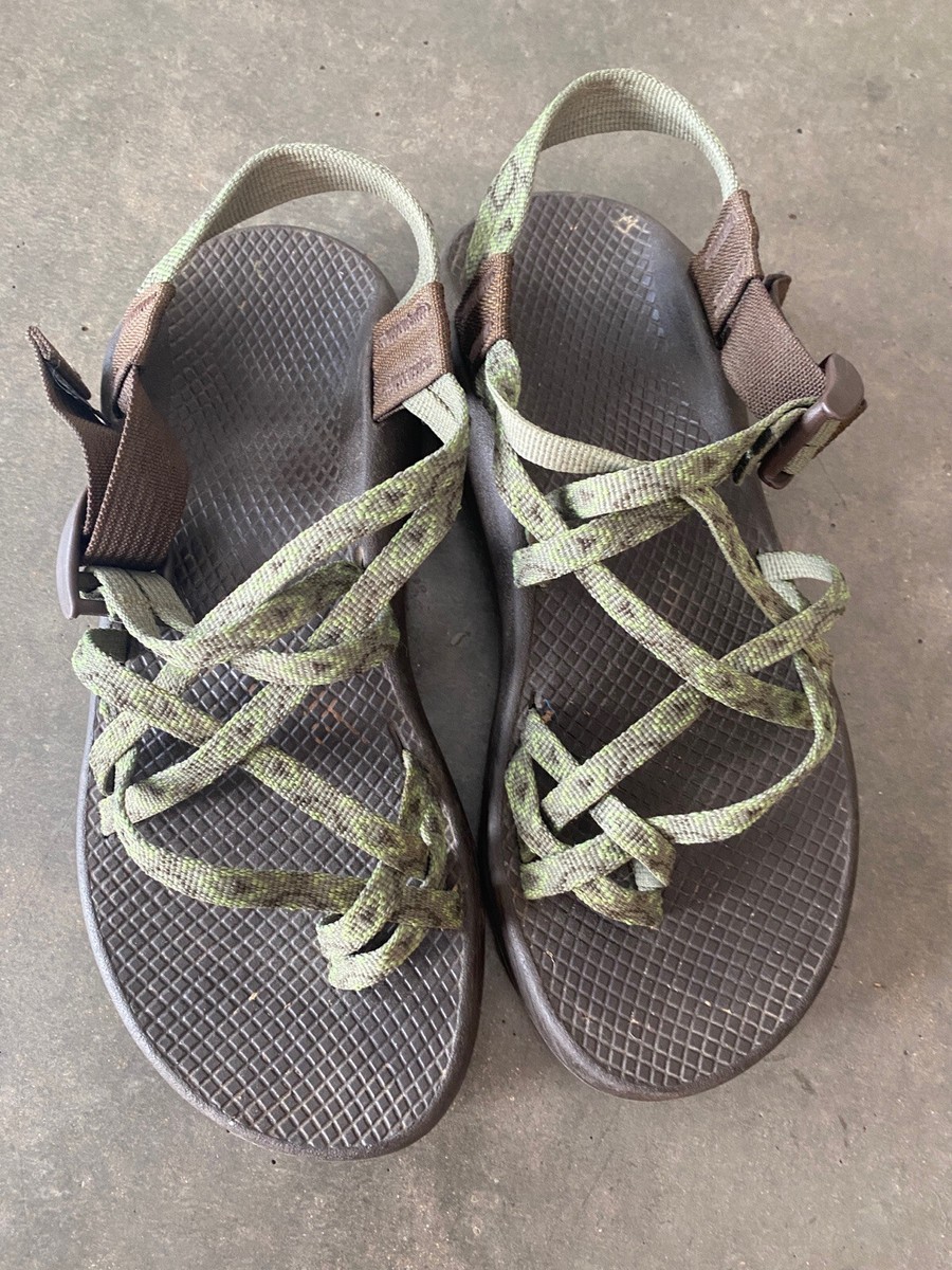 Chaco ZX2 Crop Circles Womens Size 8 Green Sandals | eBay