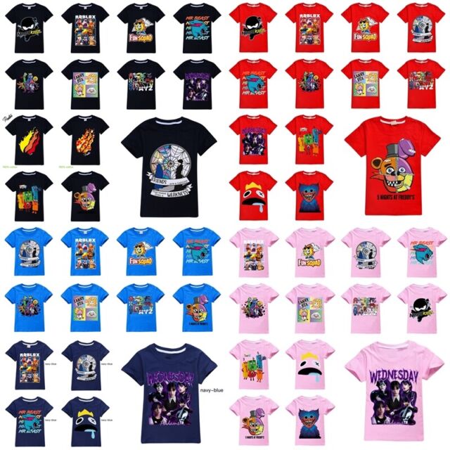 Kids Boys Girls Cotton T-Shirt Cartoon Personalised Printed Short Sleeve Top UK Kids Boys Girls Cotton T-Shirt Cartoon Personalised Printed Short Sleeve Top UK