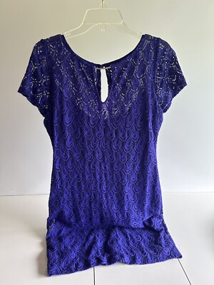 bisou bisou purple dress Bisou Bisou Michele Bohbot One-Shoulder Vibrant Purple Dress Size 12 Party