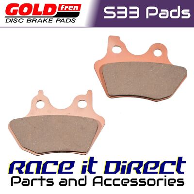 Brake Pads for HARLEY DYNA 1580 LOWRIDER FXDLI (GN) 2007 FRONT Goldfren S33
