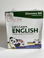 Little Pim DIscovery Set Lets Learn English 6 Months to 6 Years Includes 3 DVDs