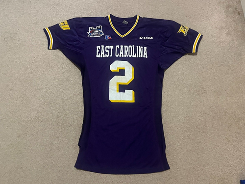 Game Used 1999 Mobile Alabama Bowl East Carolina Robinson 2 Russell Sz 44 Jersey