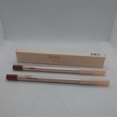 BASIC BEAUTY LIP LINER DUO ( LATTE + COCOA)·0.08 FL OZ.