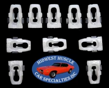 75-91 Ford Econoline Van Side Belt Fender Door Quarter Molding Trim Clips A82