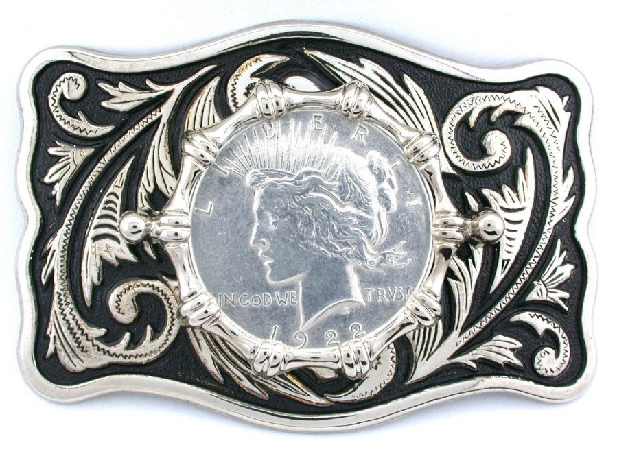 Silver Color Southwest Western REAL 1922 Peace Silver Dollar