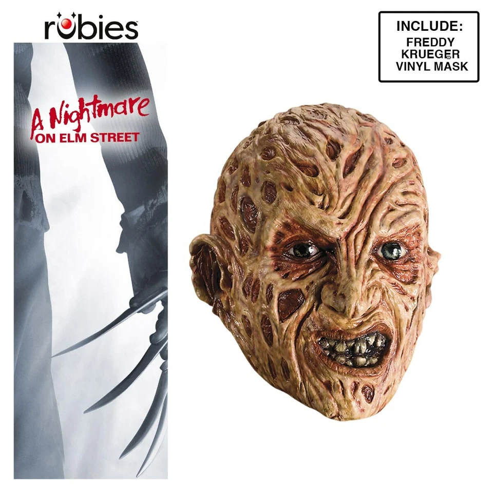 A Nightmare on Elm Street Freddy Krueger Costume Mask for Themed Parties and ... - Image 2 of 4