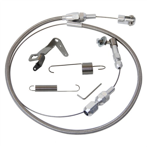 Universal Billet Aluminum Dimmer/Brake/Throttle Pedal Kit & 24" Throttle Cable - Picture 9 of 11