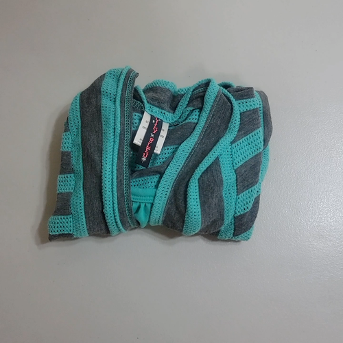 Lily Bleu Girl's Top : Size 6 : Green/Gray Color : Short Sleeve : - Video 1 von 1