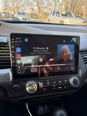 Headunit For Honda Civic 2006-2011 Apple Carplay Android 15 Car Stereo Radio GPS