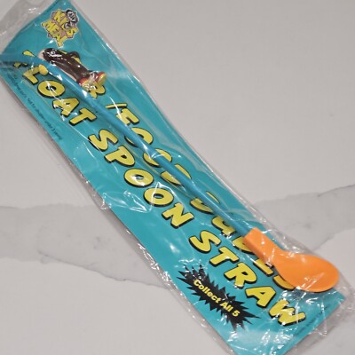 A&W Promo Float Straw Spoon NIP Hot Dog 2001