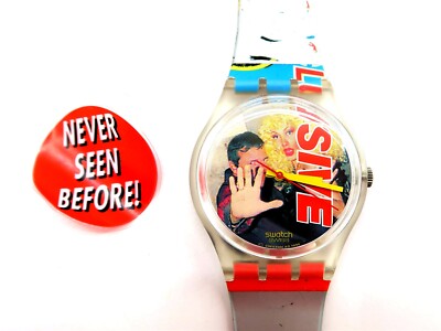 NEW Swatch Watch NEVER SEEN BEFORE GK258 with Case and Papers 1997 NOS