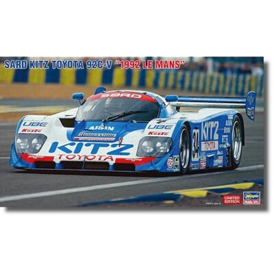Hasegawa 1/24 SARD KITZ TOYOTA 92C-V 1992 LE MANS Model Kit 20706 JP