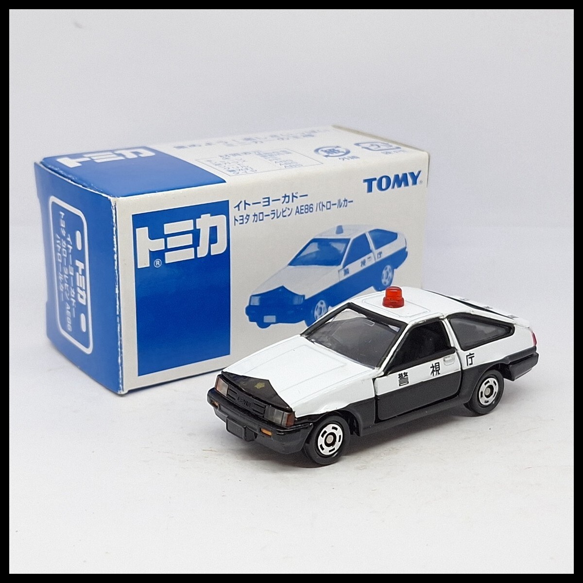 トミカ TRAMPIO LEVIN Toyota Corolla Levin AE86 #11 `Trampio` JTCC 1985 (Diecast