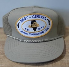 VTG  Highway Commissioners Assn. Mesh Advertising Cap/Hat  Snapback  1990s