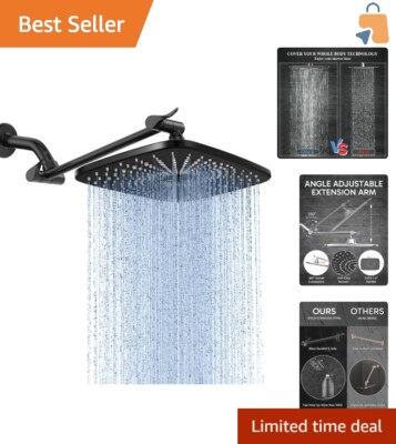 #ad #ad Detachable 11.8quot; Rainfall Showerhead with Adjustable Stainless Steel Arm $47.56