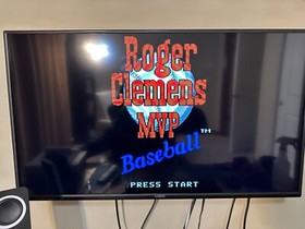 Roger Clemens' MVP Baseball Nintendo Nes Game Complete CIB box + manual tested