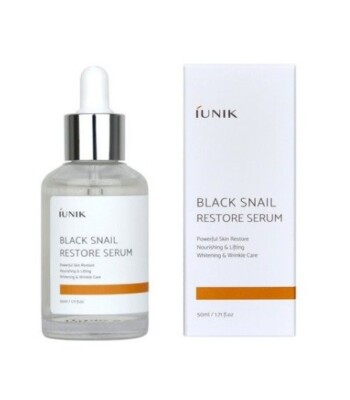 IUNIK BlackSnail Restore Serum / 50 ml  Whitening wrinkle 2 functional cosmetic