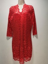 Papaya Orange Short Sleeve Nylon A-Line Dress - RRP £25 - Size 16 (711y)