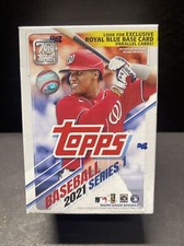 Topps Baseball 2021 Series 1 MLB Royal Blue Base Card