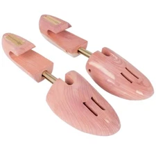 Cedar Shoe Trees for Men Full Block Wide Heel Hook Shoe Shapers One Pack Smal...