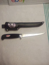 Rapala J. Marttiini Finland 7.25" Blade Fish Filet Knife w/Leather Sheath