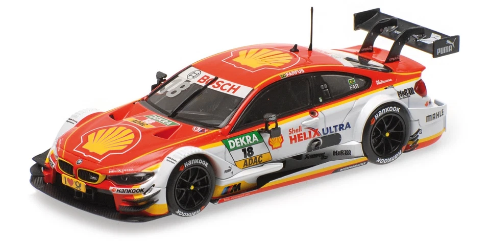Minichamps BMW M4 DTM (F82) 'MTEK' DTM 2016 - Augusto Farfus 1/43 Scale - Image 2 of 2