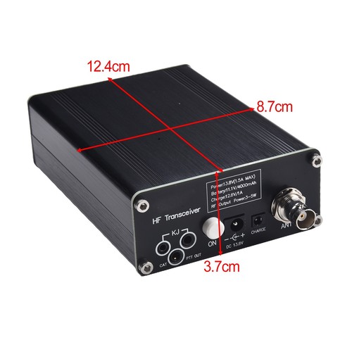 13,8 V Salida de corriente continua Hf Him Radio 3,5-30 MHz 50 Ohm/SO-239 Máximo 10W - Imagen 3 de 24