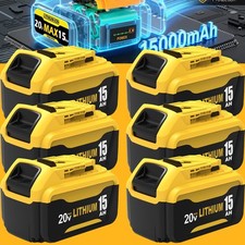 Pack 15.0AH For DeWalt 20V 20 Volt Max XR Lithium Ion Battery DCB206-2 DCB205-2