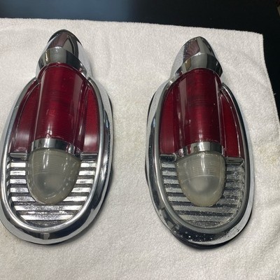   1956 Mercury Monterey Montclair LH RH Tail Lights Housing Assembly