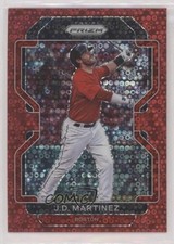 2022 Panini Prizm Tier II Red Donut Circle Prizm 78/99 JD Martinez #123 y0i