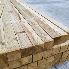 Incised Timber Fence Post 75 x 75 x 1800mm Wooden Treated Fencing Tanalised Gate