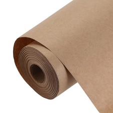 Kraft Wrapping Paper, 11.8"x 1181"(98.42') Decorative Paper, White 730GSM